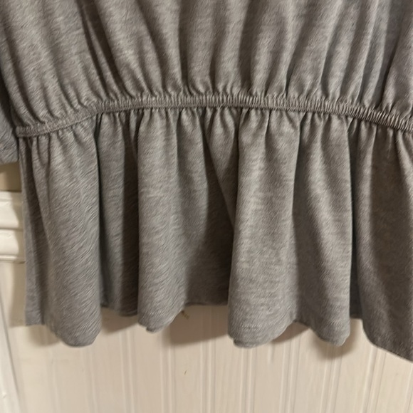 Gray Embroidered Women's Top - Picture 4 of 7